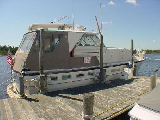 Tri - Hatteras Flush Deck -Cabin Motor Yacht