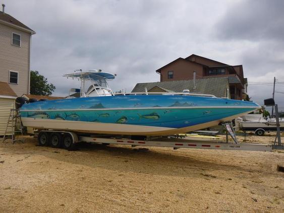 Cobra - Cat center console 357 sea viper triple verados