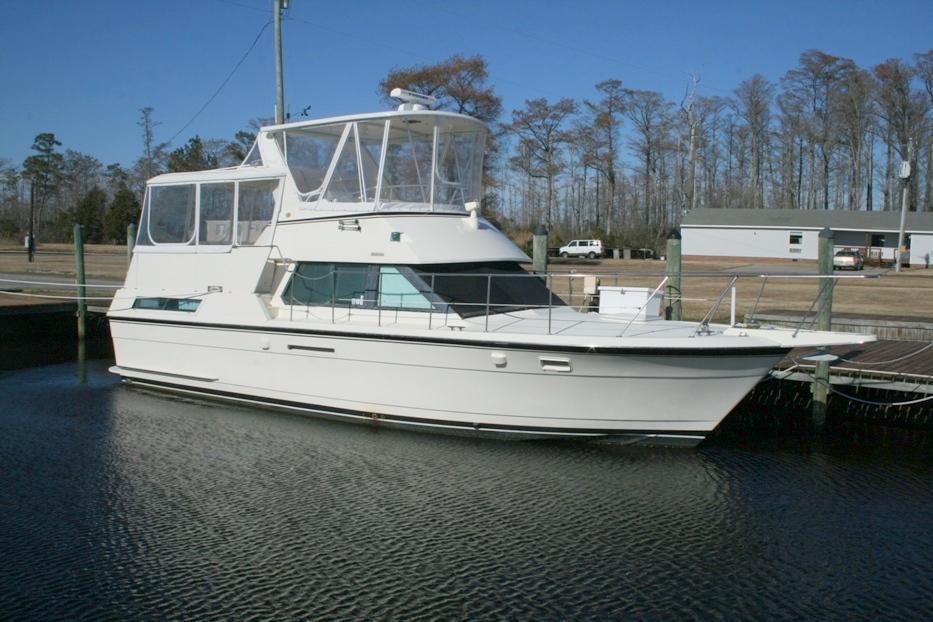 Hatteras 40 Double Cabin, At Our Docks in Hampton