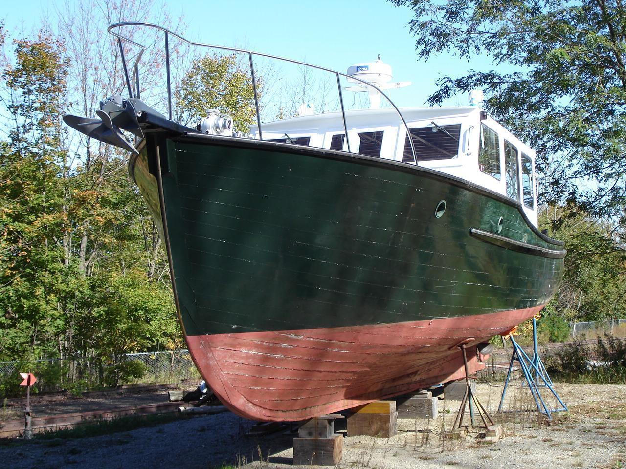 Lash Brothers Classic Maine Cruiser - Downeast Flush Deck Lobster Boat, Spruce Head, Maine