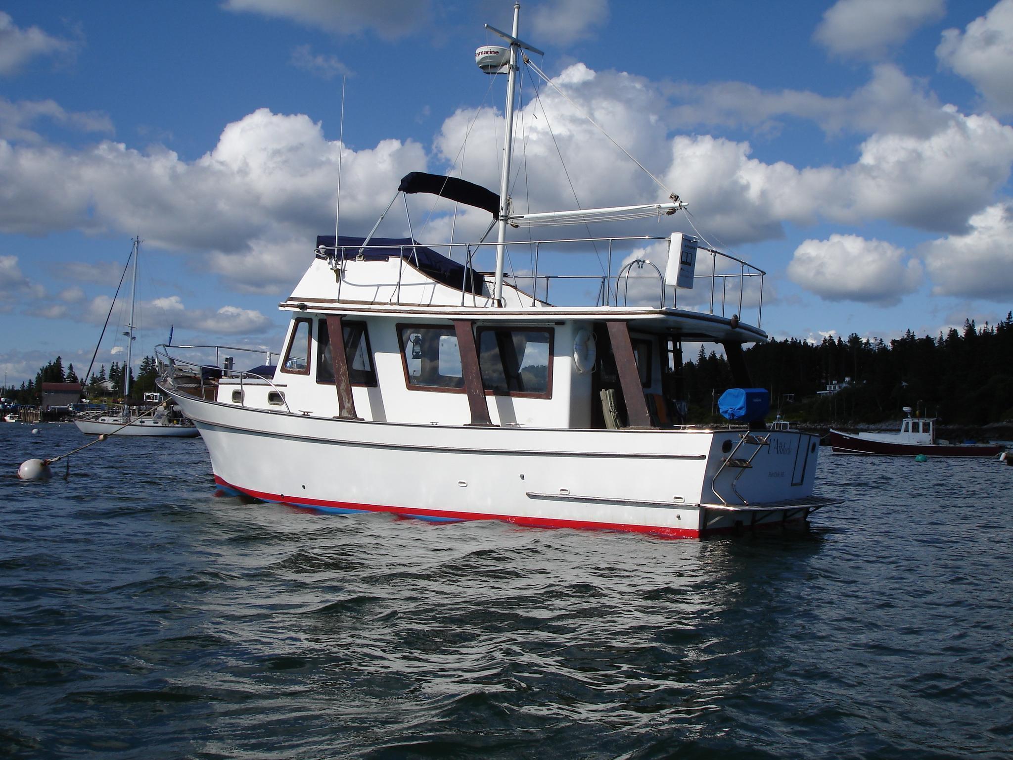 Marine Trader Europa Trawler - Flying Bridge with Dual Controls, Port Clyde