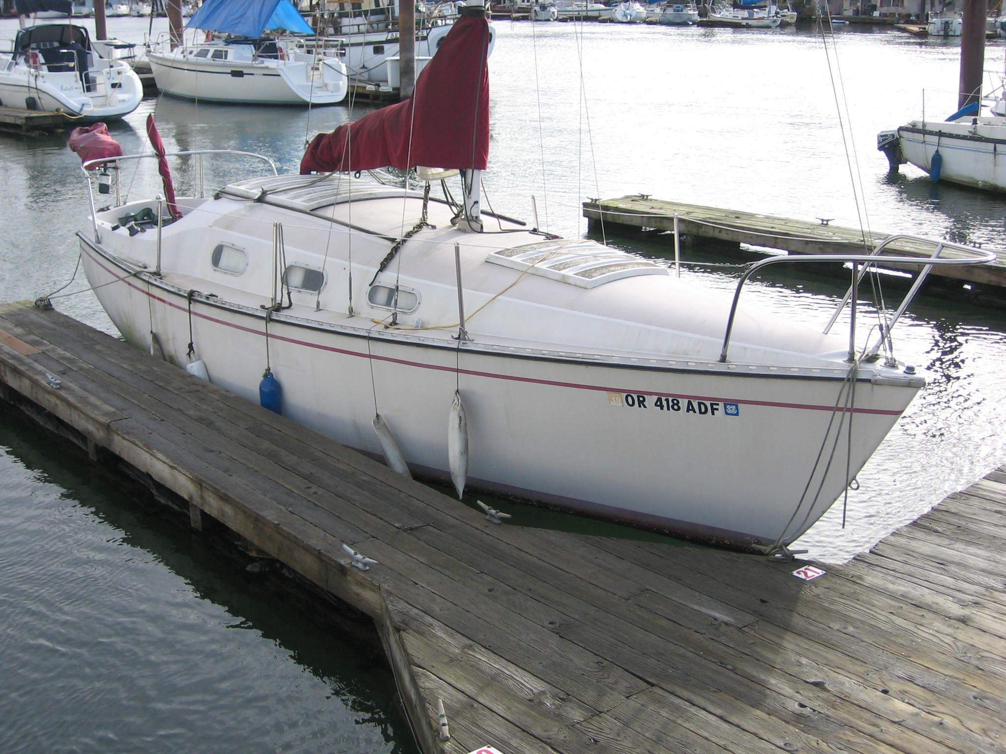 Chrysler 26 with trailer, Our Docks, Portland