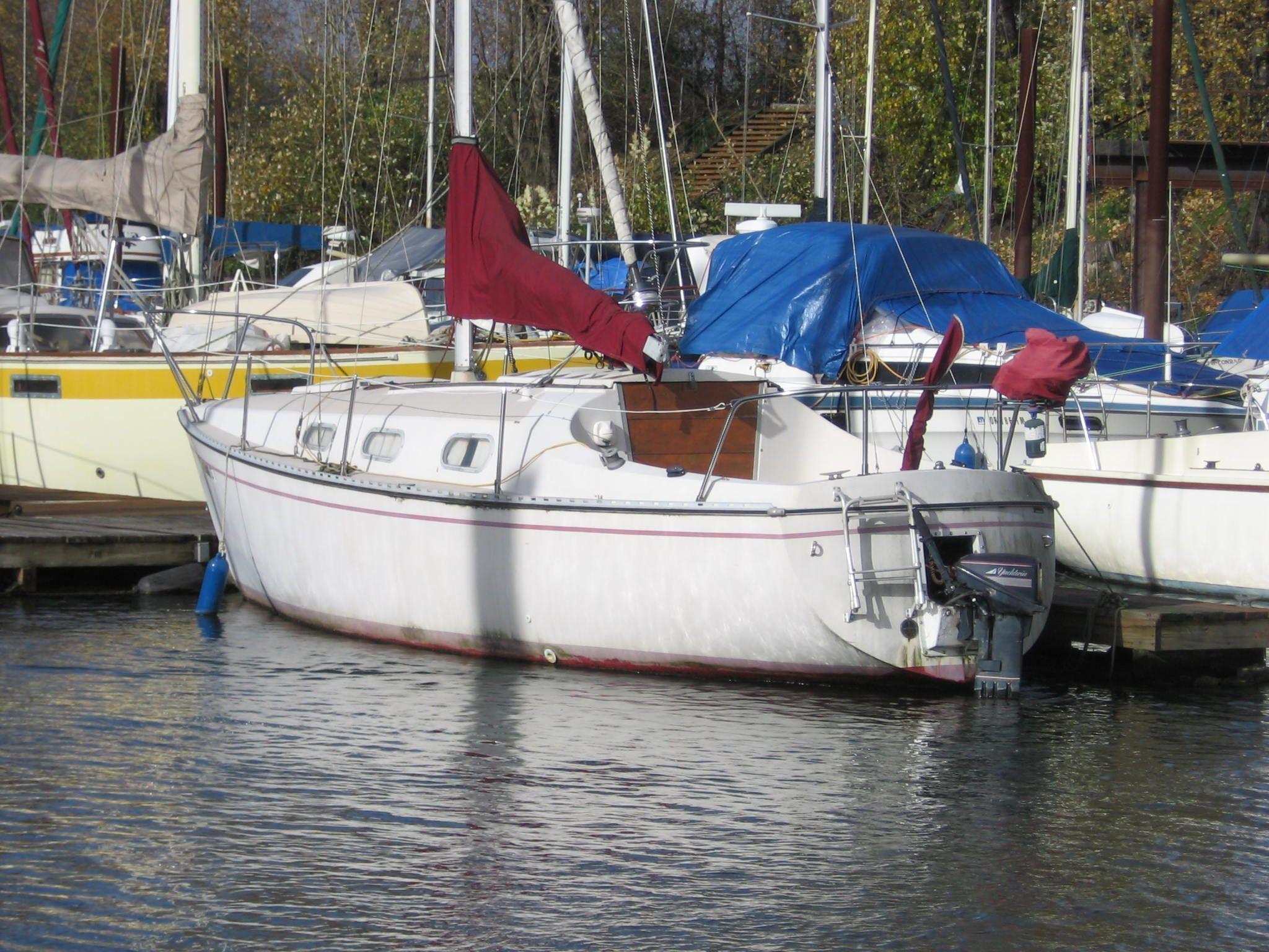 Chrysler 26 with trailer, Our Docks, Portland