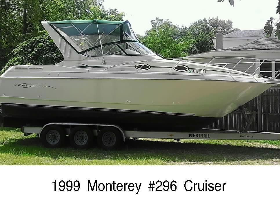 Monterey 296 Cruiser repowered, trailer, Absecon