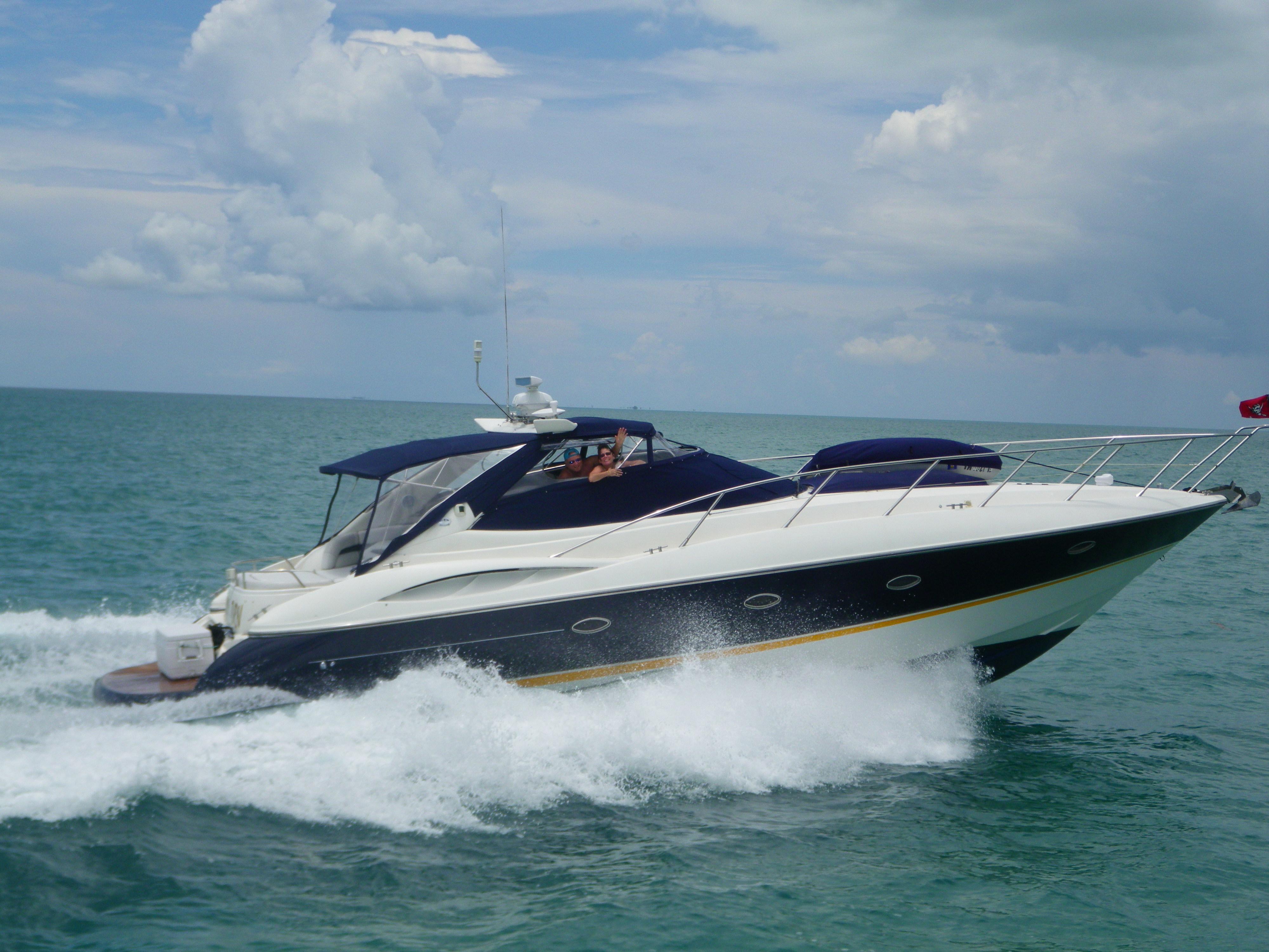 Sunseeker 44 Camargue, Upper keys coming to MIAMI