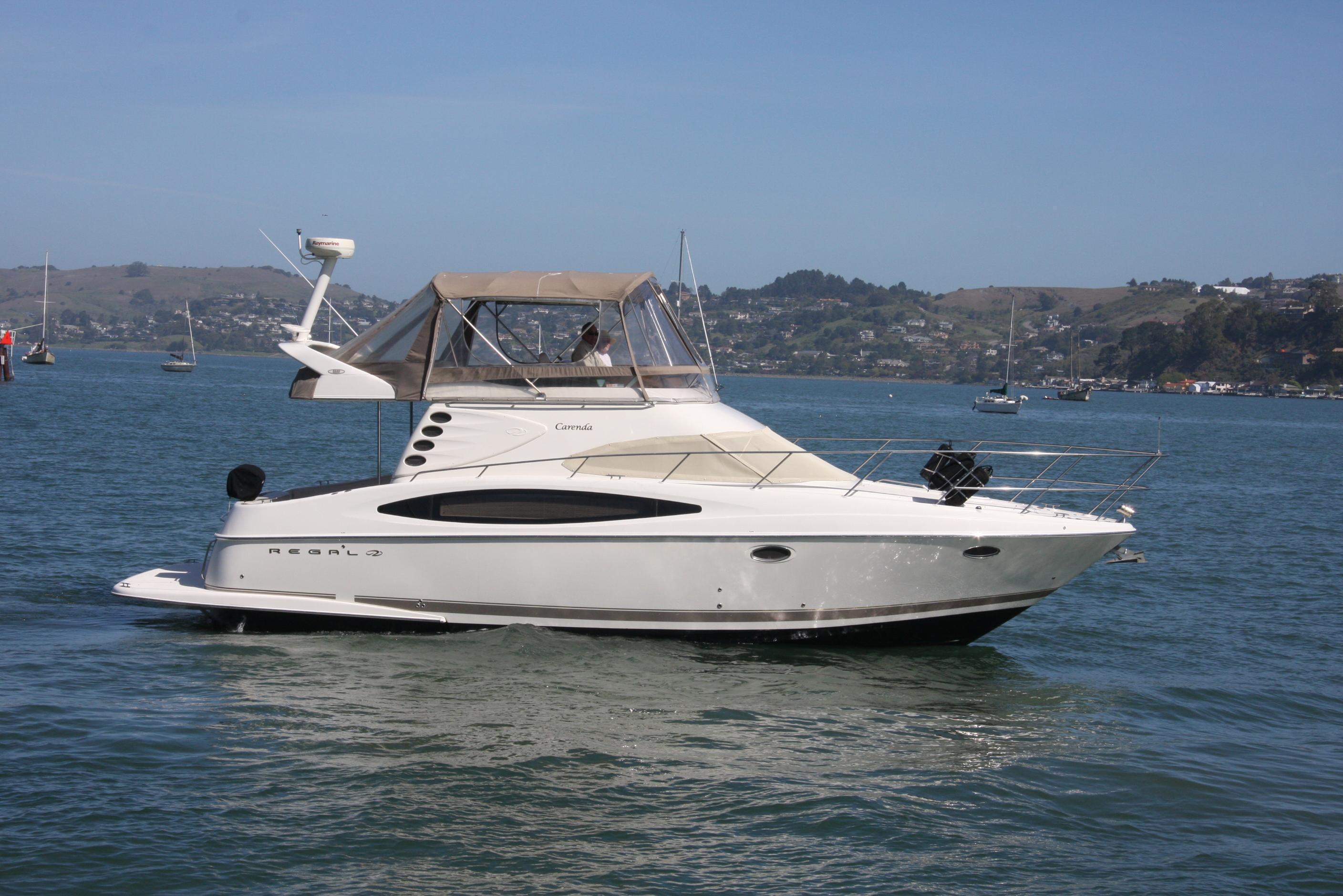 Regal 3880 Commodore flybridge sedan, Sausalito