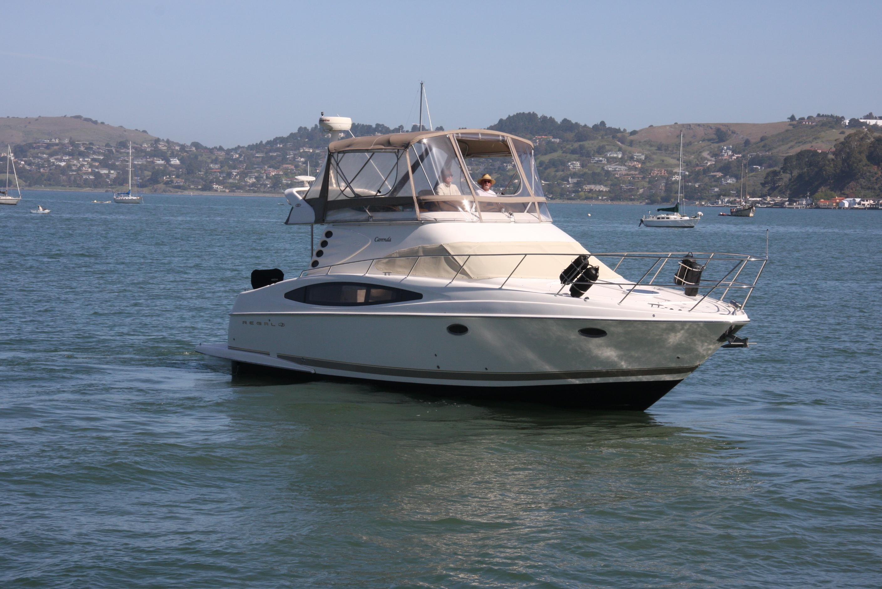 Regal 3880 Commodore flybridge sedan, Sausalito