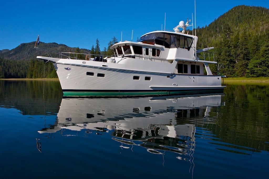 Selene 48 Ocean Trawler , Lake Union, Seattle