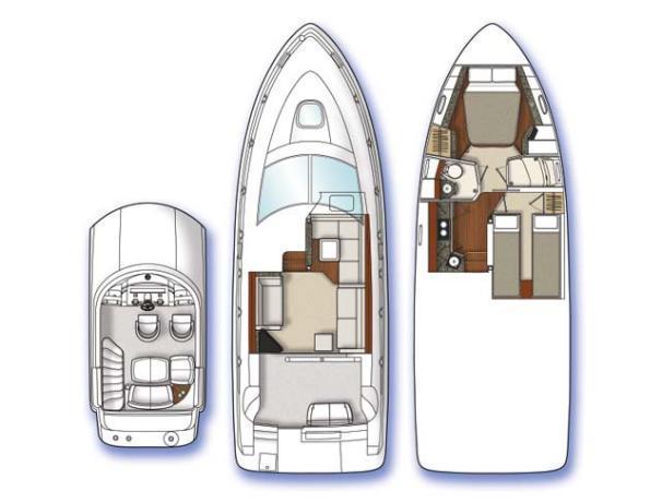 Sea Ray 36 Sedan Bridge, enroute