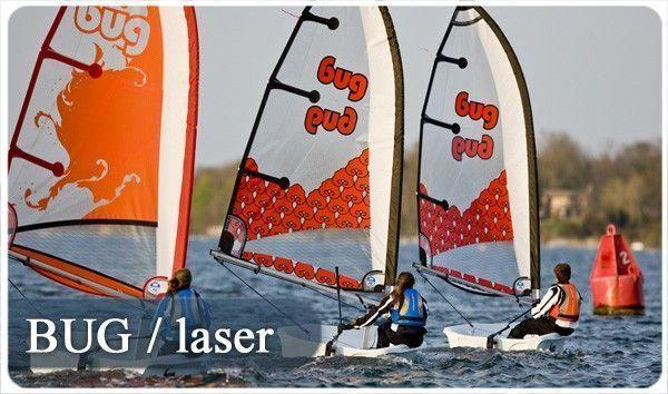 Laser Performance Bug Race, Sailing Dinghy, w/Lotus Sail and Wheel & Handles Kit, BUY HER TODAY AND SAVE OVER $581.00, Tiverton