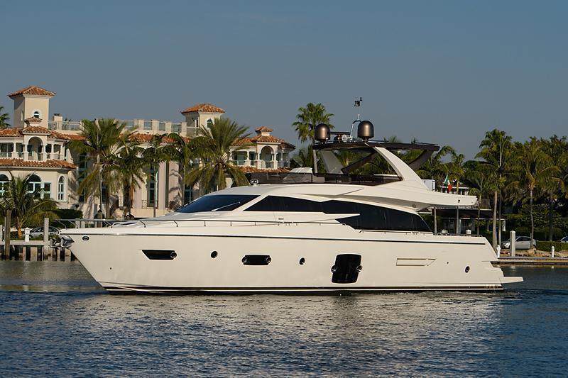 Ferretti Yachts 750, Palm Beach Int'l Boat Show