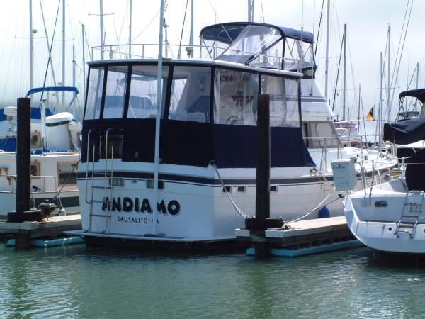 Gulfstar Sundeck Motor Yacht, Sausalito Marina, Dock 
