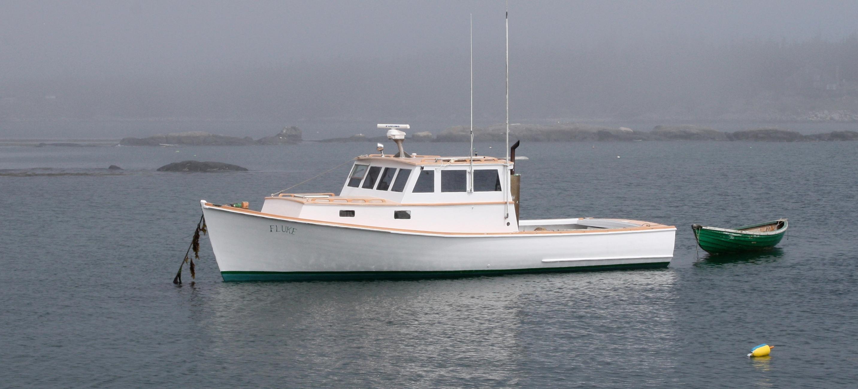 Classic Irving Jones Downeast Lobster Boat - 6 Pack Passenger Boat - Picnic Cruiser, Vinalhaven Island