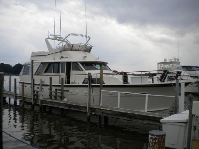 Hatteras 53 Motor Yacht, Shady Oaks Marina, West River