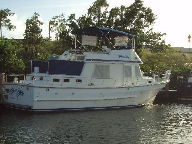 Present ybridge Trawler, Key Largo