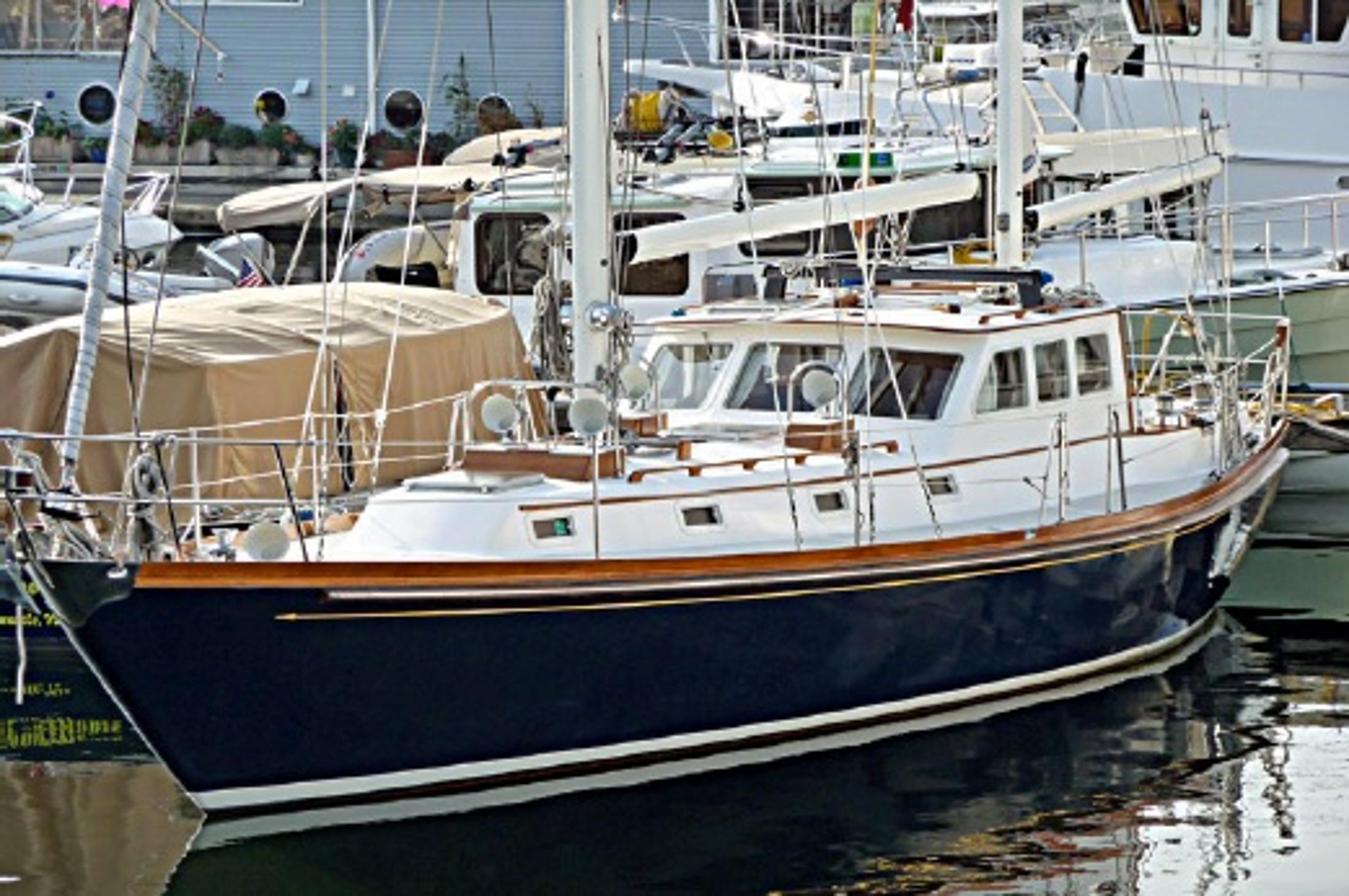 Hank Hinckley 42 Pilothouse Ketch, Seattle - At Our Docks