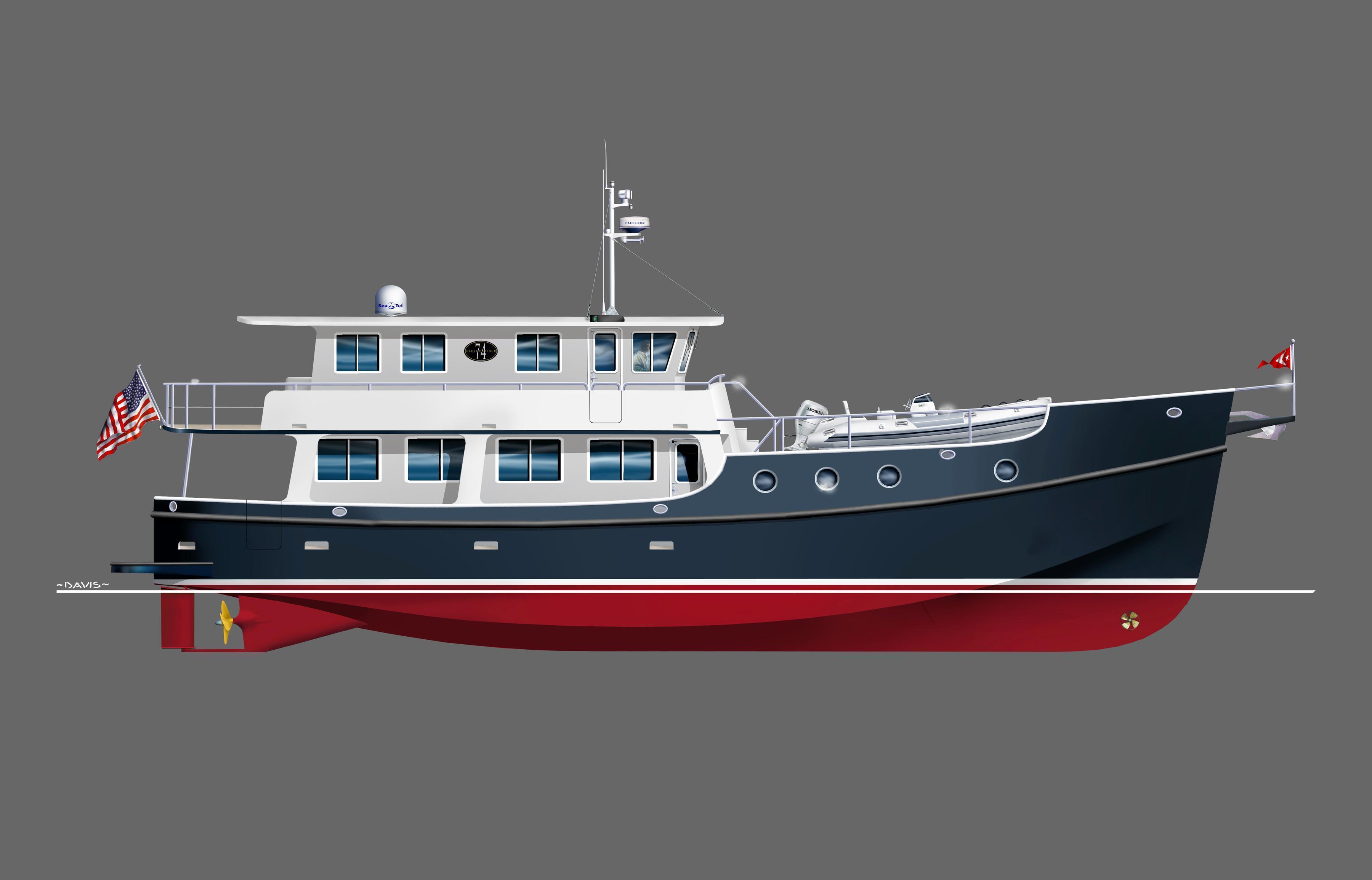 Great Harbour Trawler GH74