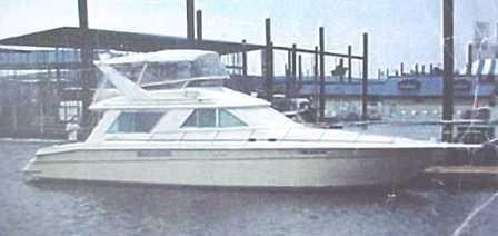 1993 Sea Ray 550 Sedan Bridge with DIESELS