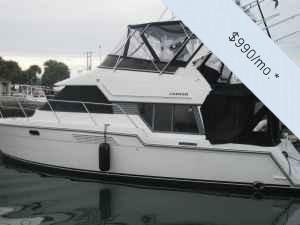 1995 Carver 370 VOYAGER PILOTHOUSE