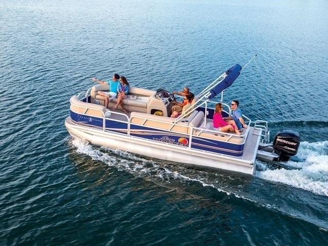 2014 Sun Tracker Signature Party Barge 22 DLX