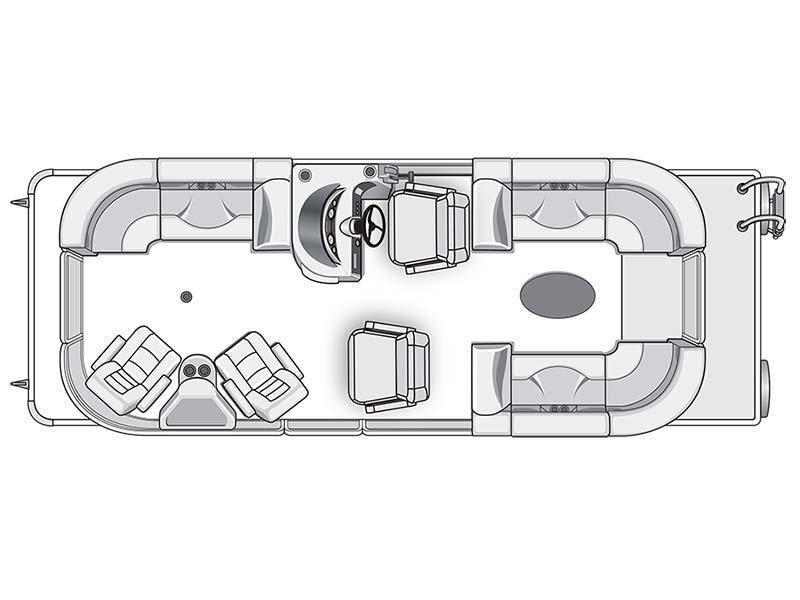 2014 Sylvan rage Cruise 8524 LZ Port