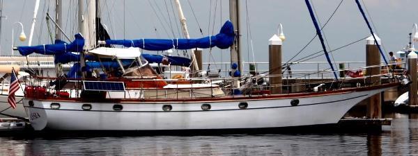 1977 Dutch Built Fiberglass 49' Ketch MotorSailer