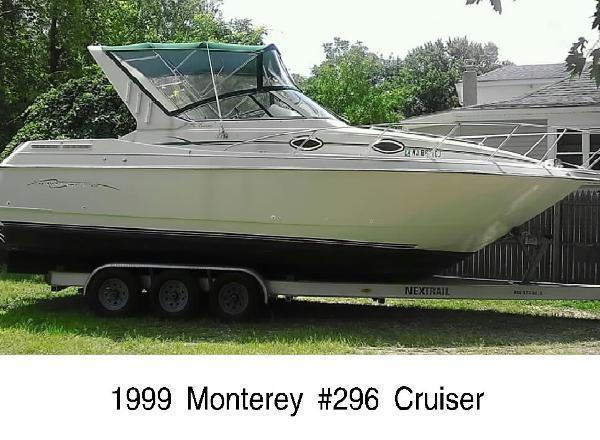 1999 Monterey 296 Cruiser repowered, trailer
