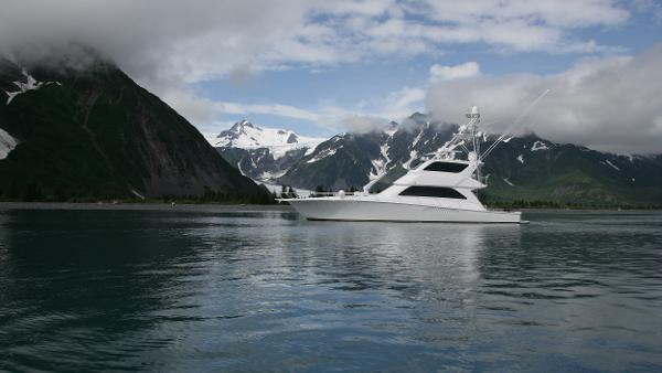 2005 Viking Yachts 74 Enclosed Bridge