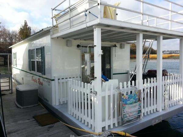 2008 Aqua Lodge 42 Cat Cruiser w Cent Cons