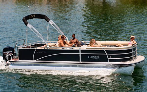 2013 Harris FloteBote Sunliner 220