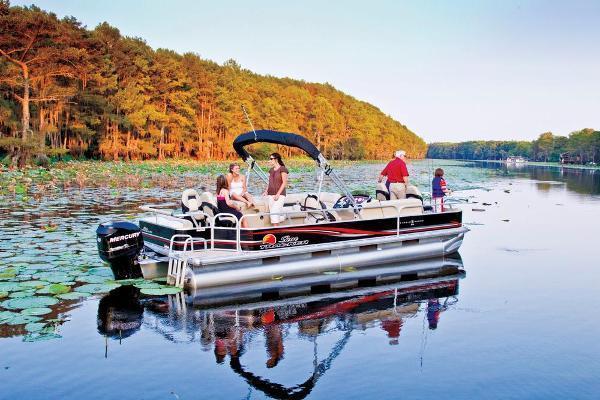 Sun Tracker Fishin Barge 24 Dlx - Brick7 Boats