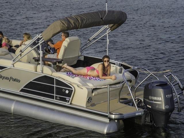 2014 Aqua Patio Rear Facing Lounge Boats AP 240 Elite OB