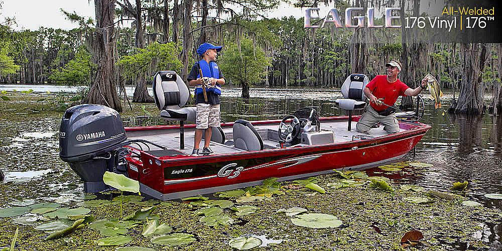 2014 G3 BOATS Eagle 176 Red/Silver