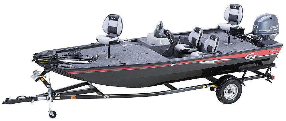 2014 G3 BOATS Eagle 176 Red/Silver